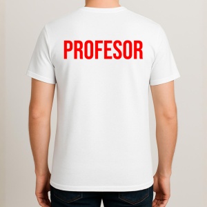 Tricou PROFESOR, Personalizat | Unisex Dama si Barbat