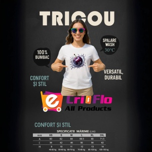 Tricou Pruna si stropi violet, Fructe, Copii | Dama, culoare negru - Img 7
