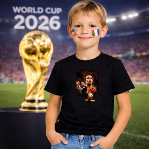Tricou Robin Van Persie Netherlands World Cup Fifa 2026 V2, din bumbac 100%, tricou negru, Copii | Dama | Barbat - Img 5