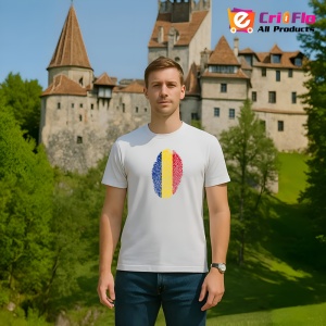 Tricou Romania ADN tricolor 2 |Colectia Tricouri Romania - Img 9