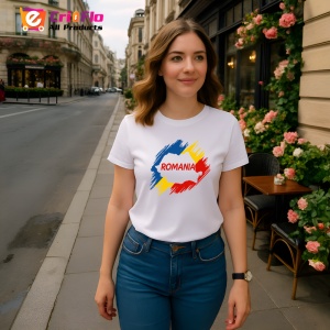 Tricou Romania harta cu text |Colectia Tricouri Romania - Img 4