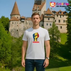 Tricou Romania Putere Dreptate Tricolor |Colectia Tricouri Romania - Img 9