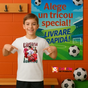 Tricou Ronaldo Cristiano Autograf Best Cup - Copii | Dama | Barbat - Img 6