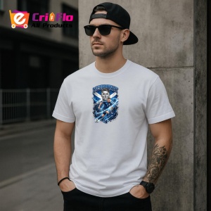 Tricou Scott Mctominay Scotia Mijlocas Fotbal, din bumbac 100% , tricou alb pentru Copii | Dama | Barbat - Img 8