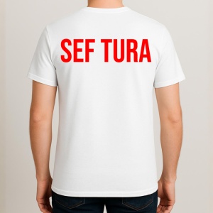 Tricou SEF TURA, Personalizat | Unisex Dama si Barbat