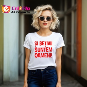 Tricou si betivii suntem oameni mesaj comic, Copii | Dama | Barbat - Img 7