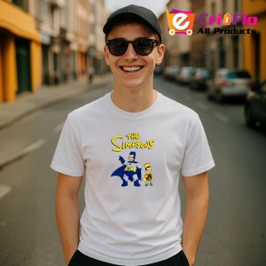 Tricou simpson homer si bart costumati ca supereroi gata de actiune, Copii | Dama | Barbat - Img 6