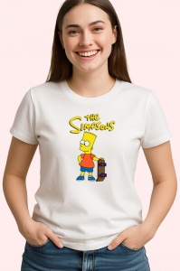 Tricou simpson viata de familie satirica si umor american, Copii | Dama | Barbat - Img 3
