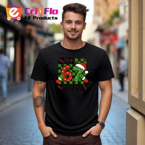Tricou SIX SEVEN 67 Logo Clasic Verde, din bumbac 100%, tricou negru, Copii | Dama | Barbat
