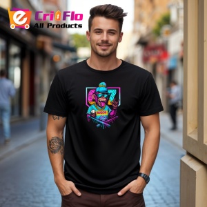 Tricou SIX SEVEN 67 Mason Urban Rebel, din bumbac 100%, tricou negru, Copii | Dama | Barbat