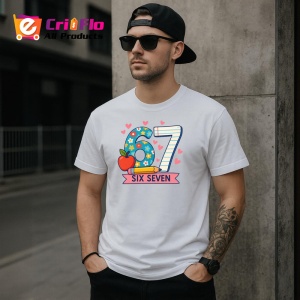 Tricou SIX SEVEN 67 Scoala Mere Dragoste, din bumbac 100%, tricou alb, Copii | Dama | Barbat - Img 2