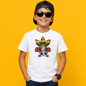 Tricou Snoop Dogg Rap Legend Boombox Urban Street Style Galben, din bumbac 100% Copii | Dama | Barbat - Img 2