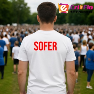 Tricou SOFER , Personalizat | Unisex Dama si Barbat - Img 4