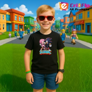 Tricou Sonic Amy si Shadow - Dansul Rivalilor Copii | Dama | Barbat - Img 1
