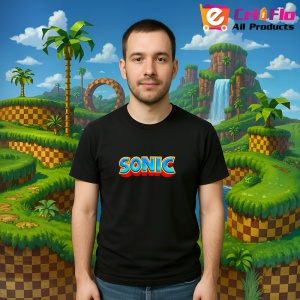 Tricou Sonic PNG Bilal Copii | Dama | Barbat - Img 9