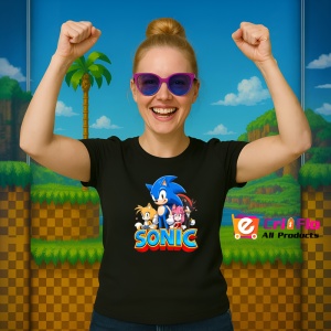 Tricou Sonic si prietenii - Forta Combinata Copii | Dama | Barbat - Img 11