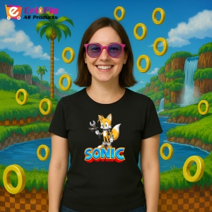 Tricou Sonic Tails - Mecanicul Stelutelor Copii | Dama | Barbat - Img 3