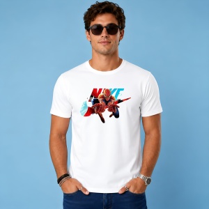 Tricou Spiderman Crawling Urban Paint Splash Red Blue Hero Art, din bumbac 100% Copii | Dama | Barbat - Img 3