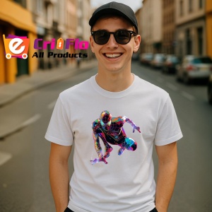 Tricou Spiderman in stil graffiti portret artistic Copii | Dama | Barbat - Img 5