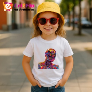 Tricou Spiderman pop art cu pumn in fata fundal alb Copii | Dama | Barbat - Img 11