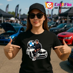 Tricou Still Cool Bmw Car | Unisex Dama si Barbat - Img 2