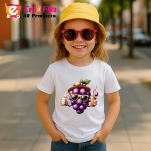 Tricou Strugure amuzant de vara cool summer, Fructe, Copii | Dama - Img 4
