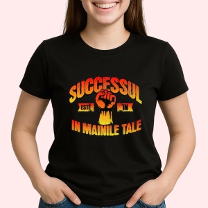 Tricou Successul este in mainile tale Negru, Copii | Dama | Barbat - Img 3