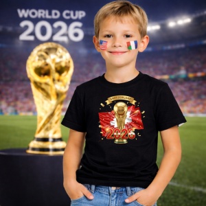 Tricou Switzerland World Cup 2026 Fifa V2, din bumbac 100%, tricou negru, Copii | Dama | Barbat - Img 5