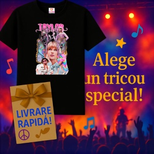 Tricou Taylor Swift - Artistic Theme, muzica Hip-Hop / Pop / Rock, Dama | Barbat | Copii, Culoare Negru - Img 11