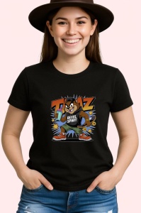 Tricou Taz Rebel Spirit, stil urban cu skateboard si bautura energizanta Copii | Dama | Barbat Barbat - Img 7