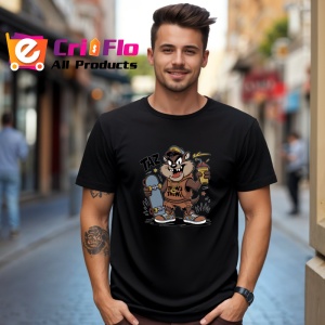 Tricou Taz Rebel Spirit, stil urban cu skateboard si bautura energizanta Copii | Dama | Barbat Barbat - Img 28