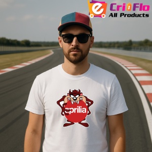Tricou Tazz Cu Logo Aprilia | Unisex Dama si Barbat