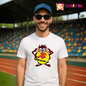 Tricou Tazz Cu Logo Suzuki | Unisex Dama si Barbat - Img 3