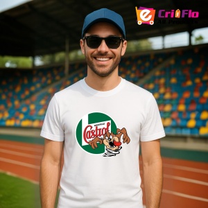 Tricou Tazz Vartej Cu Logo Castrol | Unisex Dama si Barbat - Img 3