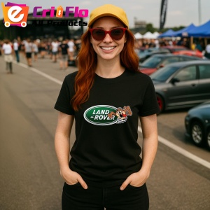 Tricou Tazz Vartej Cu Logo Land Rover 2 | Unisex Dama si Barbat - Img 3