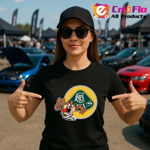 Tricou Tazz Vartej Cu Logo Lotus 2 | Unisex Dama si Barbat - Img 2