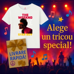 Tricou The Weeknd - Starboy Classic, muzica Hip-Hop / Trap, Dama | Barbat | Copii - Img 6
