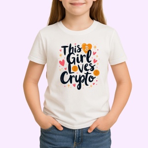 Tricou this girl loves crypto, fata asta iubeste crypto, Copii | Dama | Barbat - Img 3