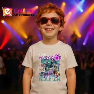 Tricou Three 6 Mafia - Crew Shot, muzica Hip-Hop / Trap, Dama | Barbat | Copii - Img 9