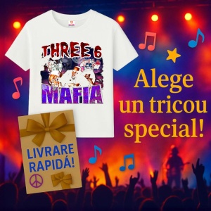 Tricou Three 6 Mafia, muzica Hip-Hop / Trap, Dama | Barbat | Copii - Img 13