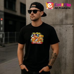 Tricou Tin Dieta Intre Reprize Copii Fotbal Amuzant V1, din bumbac 100%, tricou negru Dama | Barbat - Img 7