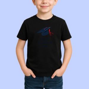 Tricou Toca Absolvire Mesaj Motivational Viitor, din bumbac 100%, tricou negru Copii | Dama | Barbat - Img 2