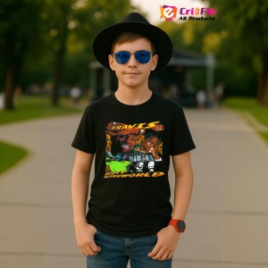 Tricou Travis Scott - Astroworld colorat, muzica Hip-Hop / Trap, Dama | Barbat | Copii, Culoare Negru - Img 6