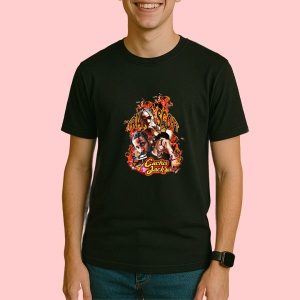 Tricou Travis Scott - Cactus Jack Clasic, muzica Hip-Hop / Trap, Dama | Barbat | Copii, Culoare Negru - Img 3
