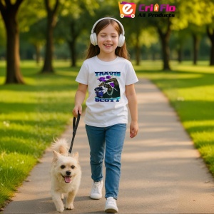 Tricou Travis Scott - Miscare si lumina violet, muzica POP, Dama | Barbat | Copii - Img 11