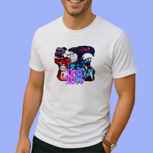 Tricou Travis Scott - Purple Flames, muzica RAP, Dama | Barbat | Copii - Img 2