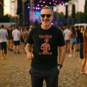 Tricou Tupac Cartoon Red Text, muzica INDIE, Dama | Barbat | Copii, Culoare Negru - Img 9