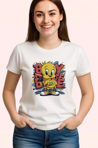 Tricou Tweety boy energy cu hanorac galben si sneakers urban Copii | Dama | Barbat Barbat - Img 3