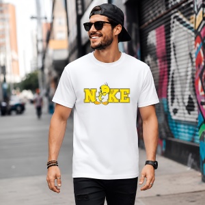 Tricou Tweety Logo Galben Desen Animat Vesel, din bumbac 100% Copii | Dama | Barbat - Img 5