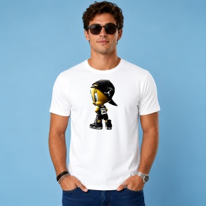 Tricou Tweety Pasarea Galbena Echipament Negru Urban Hypebeast, din bumbac 100% Copii | Dama | Barbat - Img 3